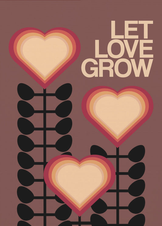 Let Love Grow Brown | Canvas