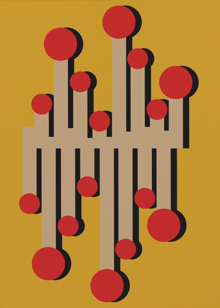 The 1968 Telephonist Mustard | Canvas