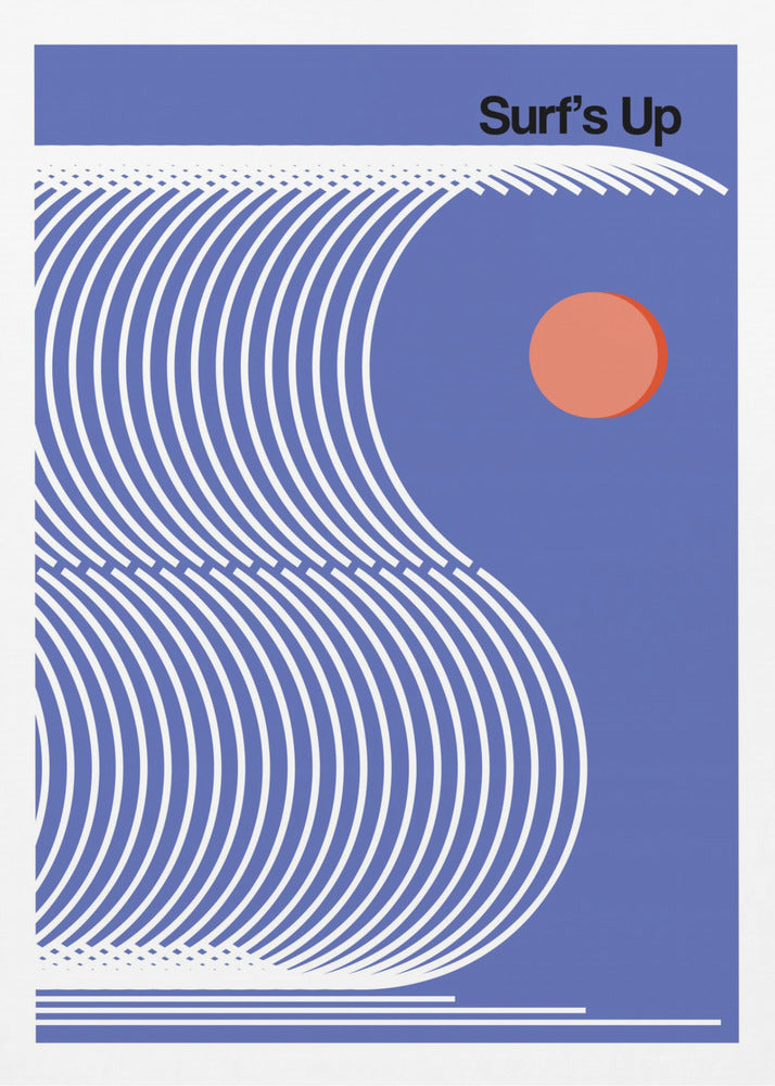 Surf's Up Blue | Canvas