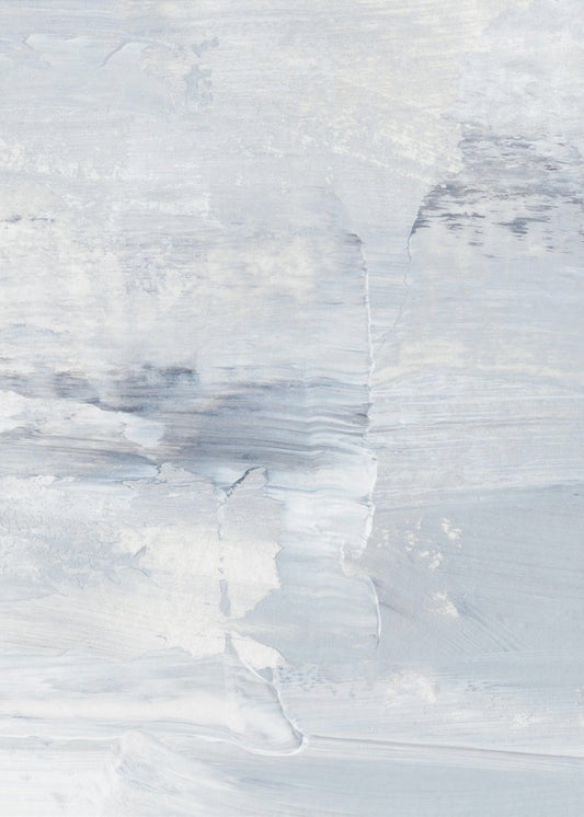 Black And White Brushstrokes | Poster