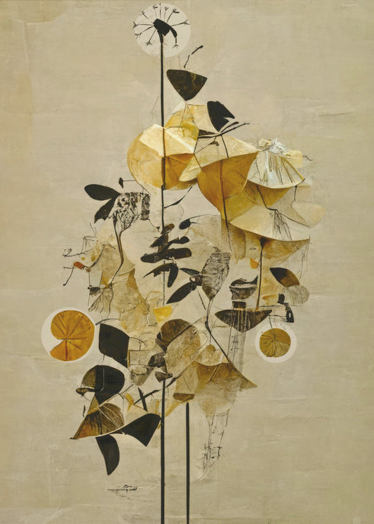 Golden Blossoms | Canvas