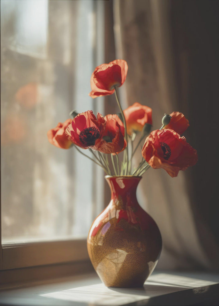 Warm Poppy Glow | Canvas