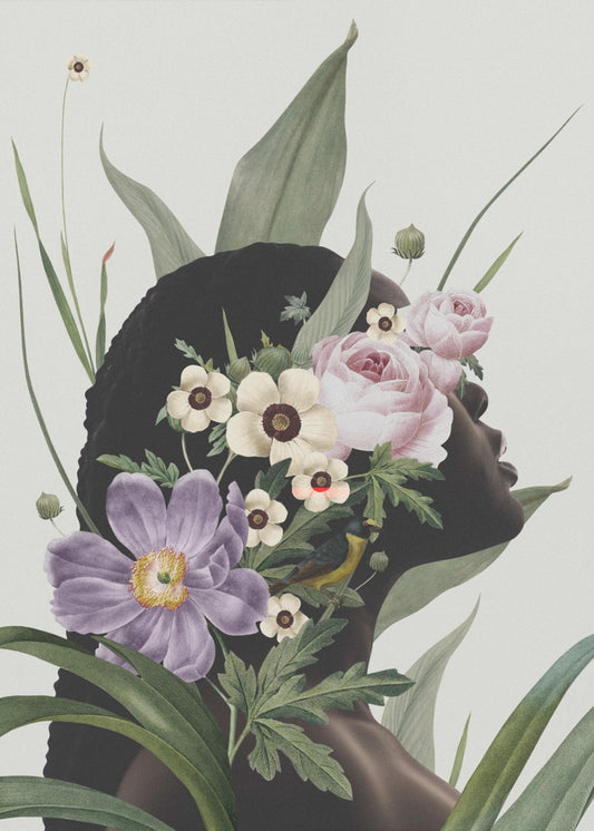 Purple flower | Canvas