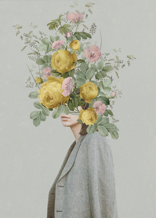 Yellow bouquet | Canvas