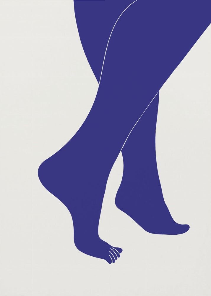 Tip Toe Blue | Poster