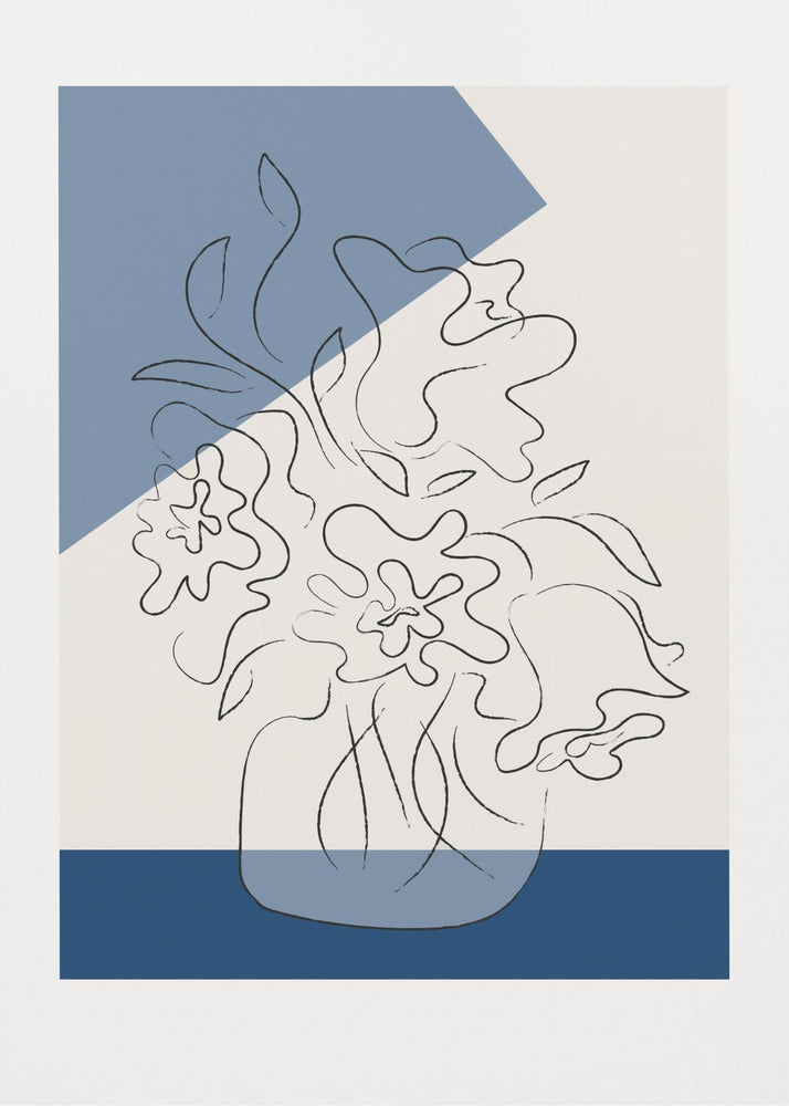 Tres Chic Bleu | Canvas