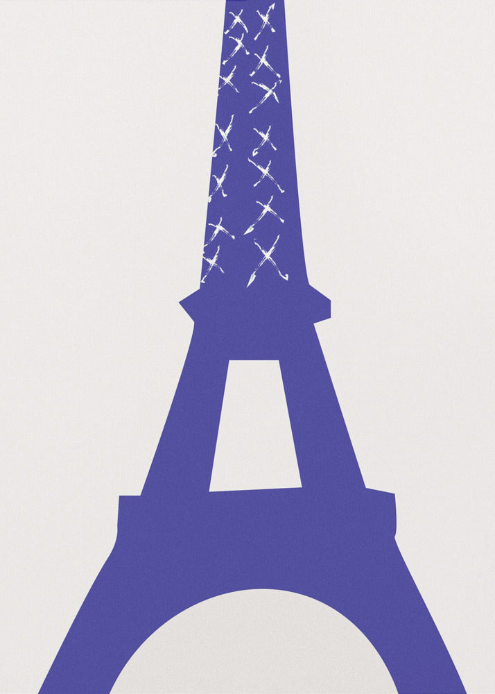 Eiffel Bleu | Poster