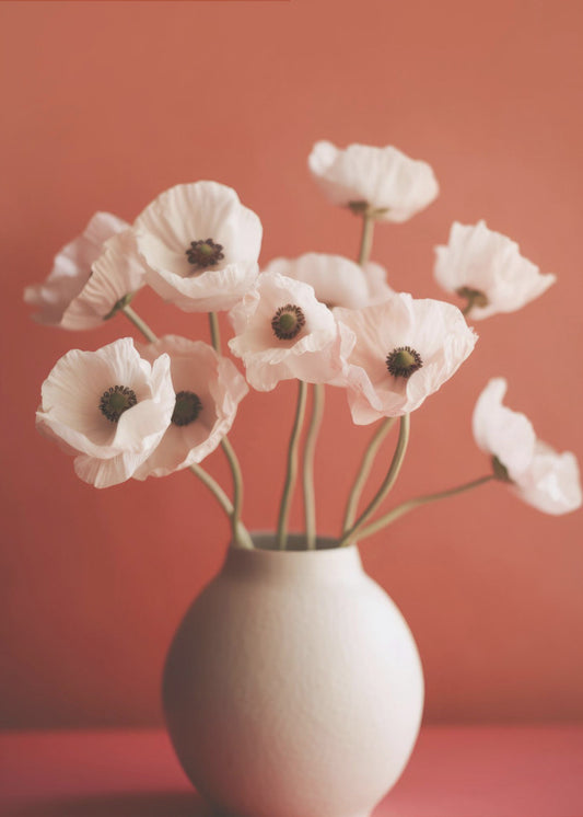 Poppies in Porcelain | Canvas