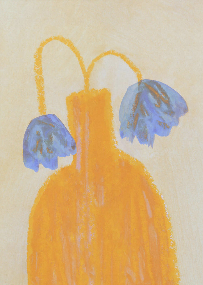 Still Life With a Vase and Two Flowers | Poster