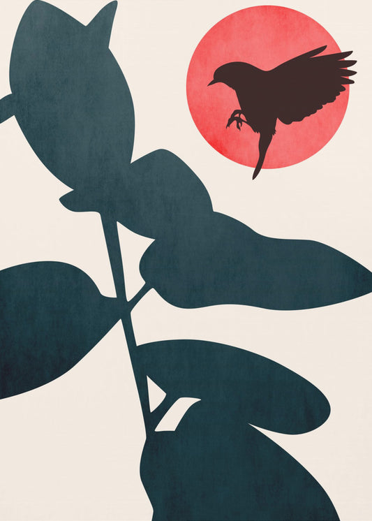 Japanese Bird | Canvas