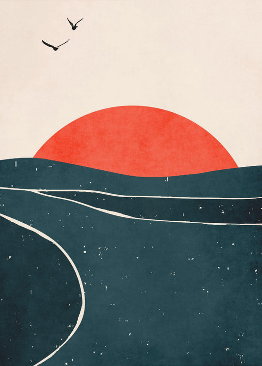 Dancing Seagulls | Canvas