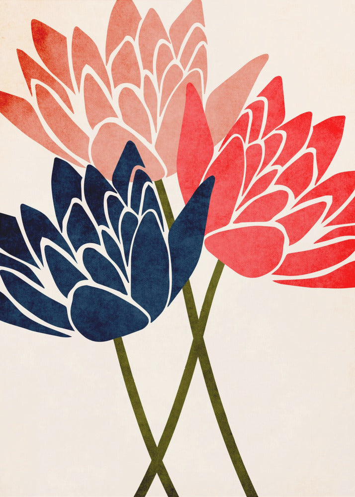 Three Dancing Blossoms | Poster