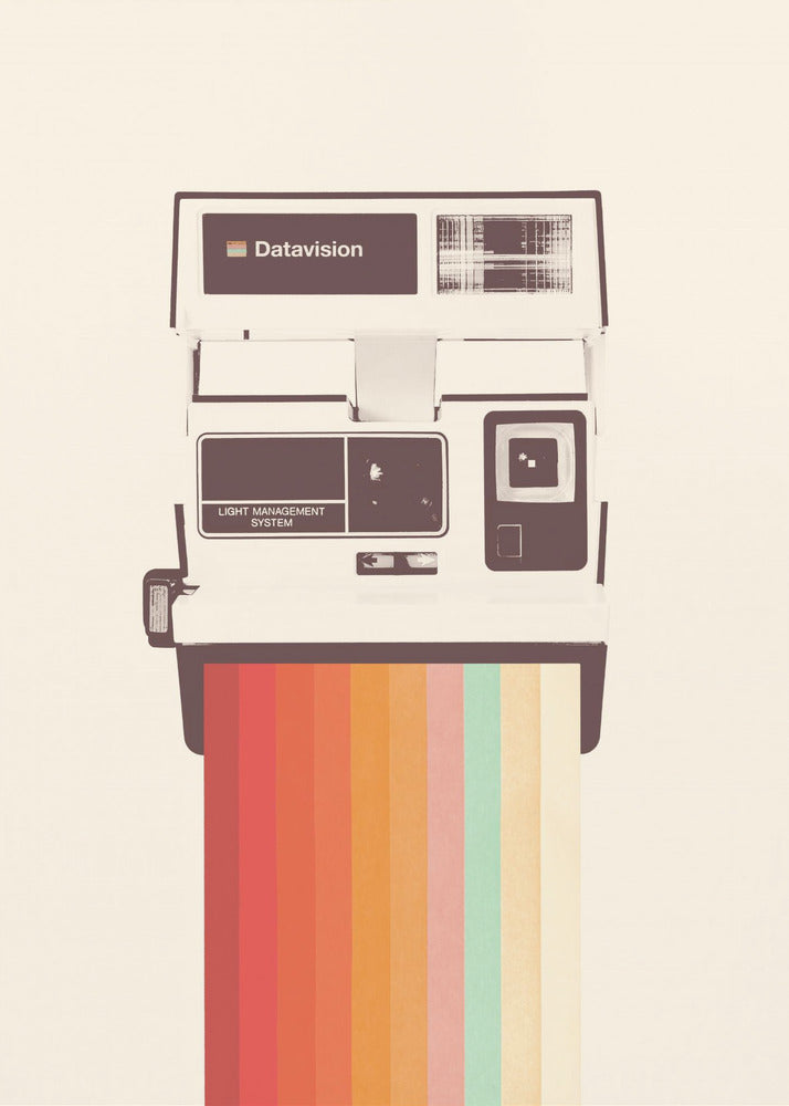 Instant Camera Rainbow | Canvas