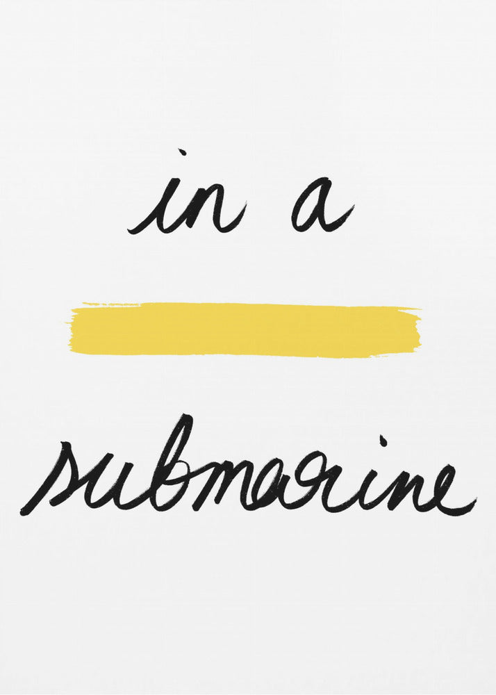 In a Yellow Submarine | Canvas