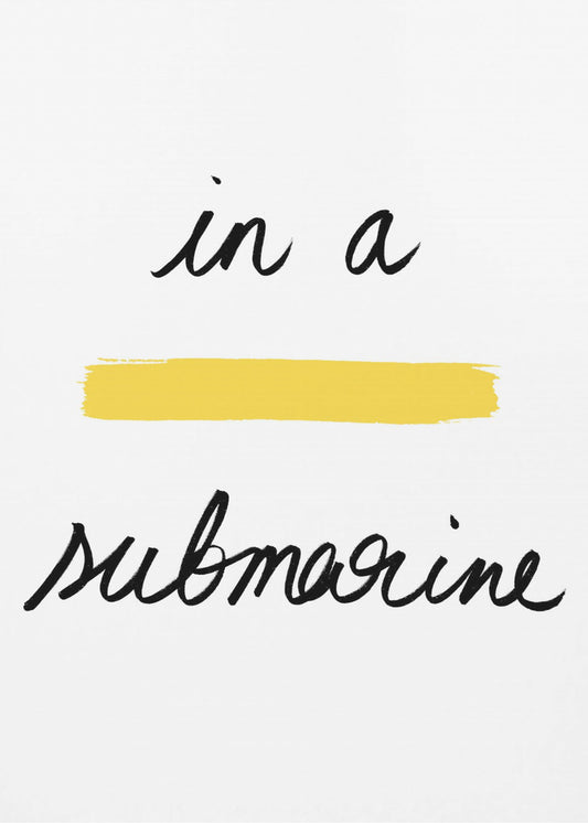 In a Yellow Submarine | Canvas