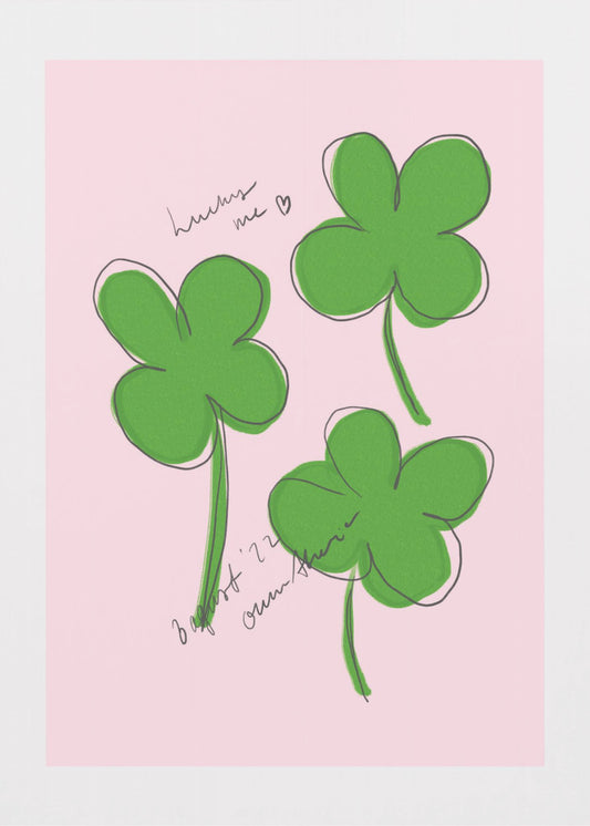 Three Lucky Clovers | Poster