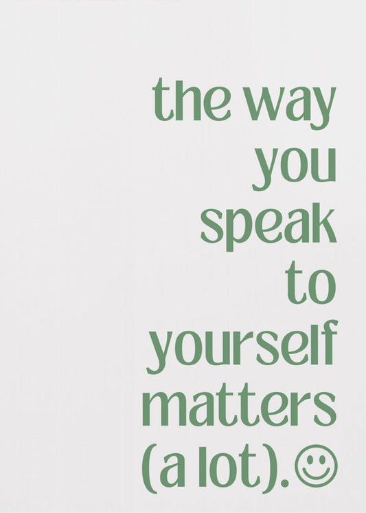 Positive Words Matter | Poster