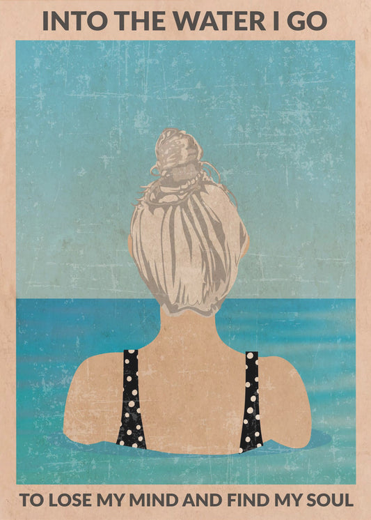 Into the Water (silver) | Canvas