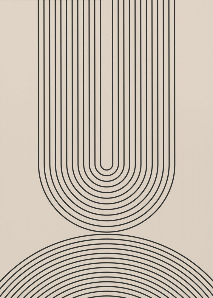 Black Line Art | Poster