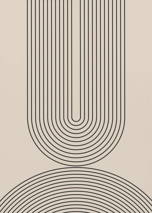 Black Line Art | Canvas