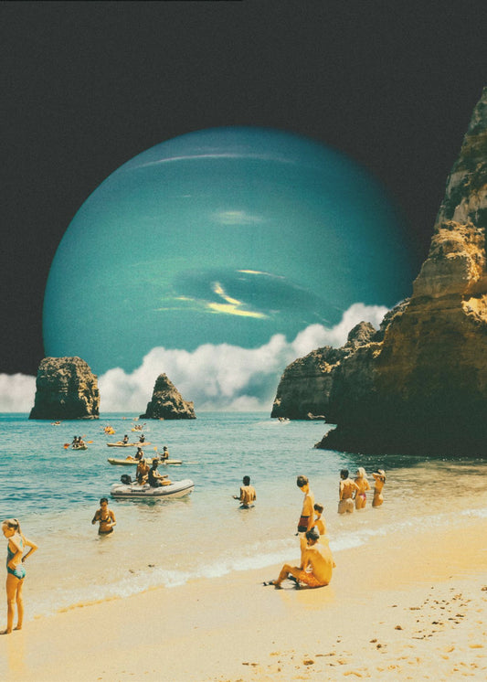 Space Beach | Poster