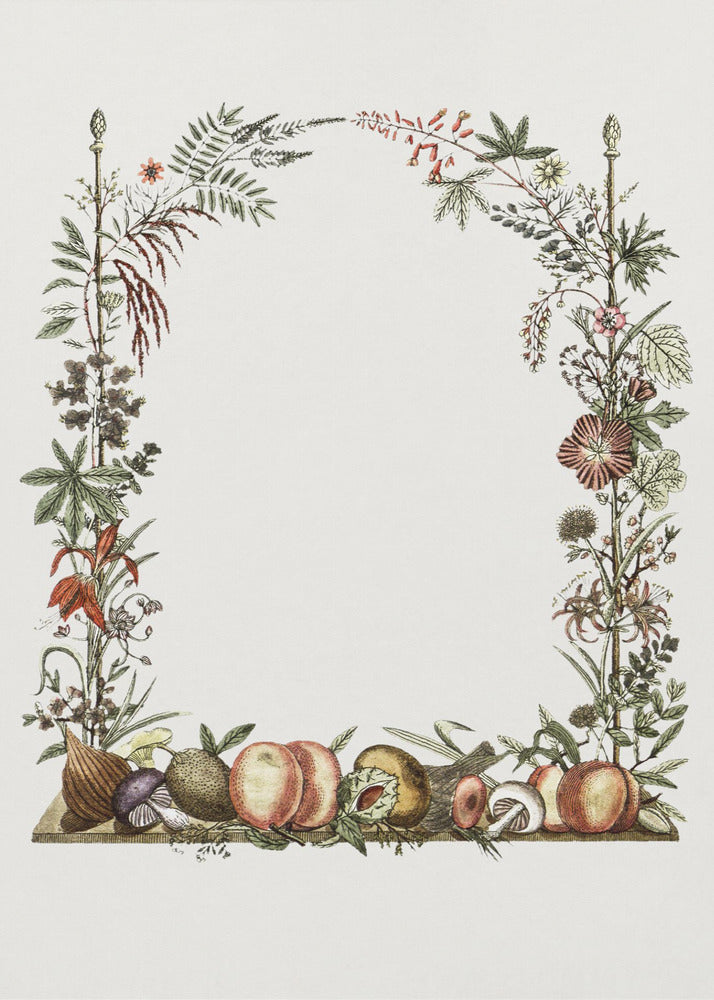 Hand Drawn Botanical Frame | Poster
