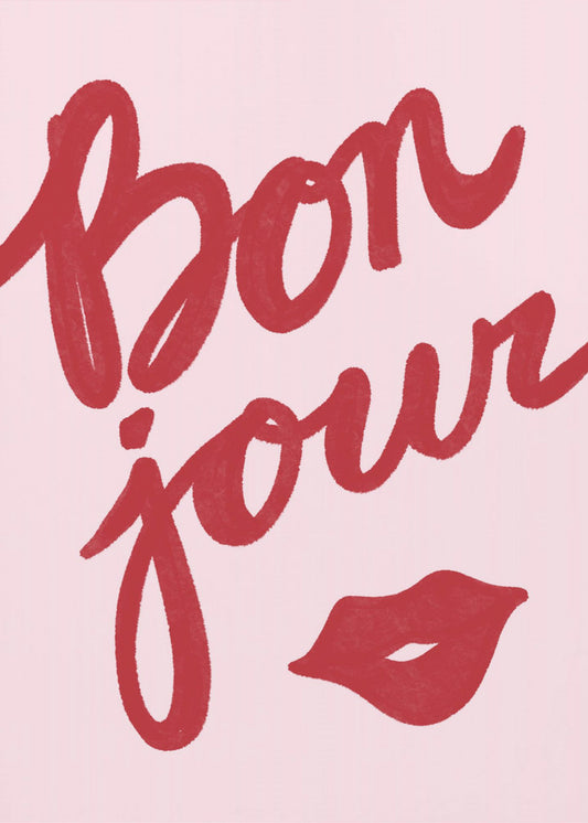 Bonjour Kiss | Canvas