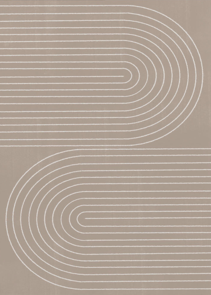 Curved Line Harmony | Canvas