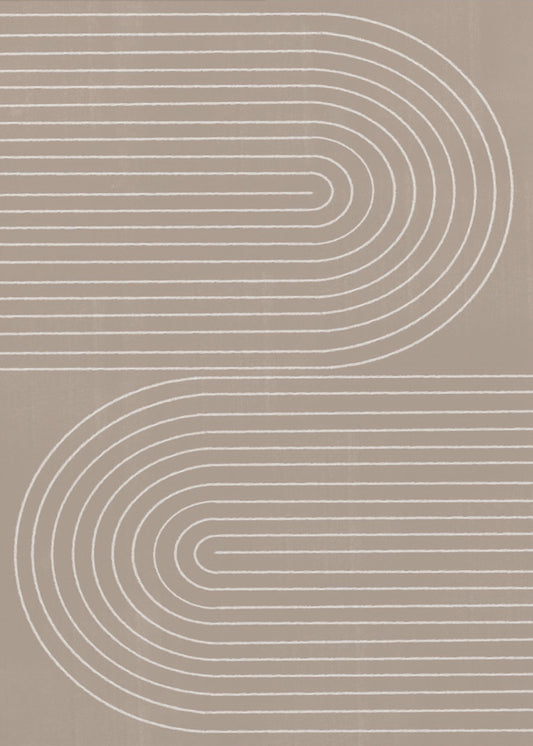 Curved Line Harmony | Canvas