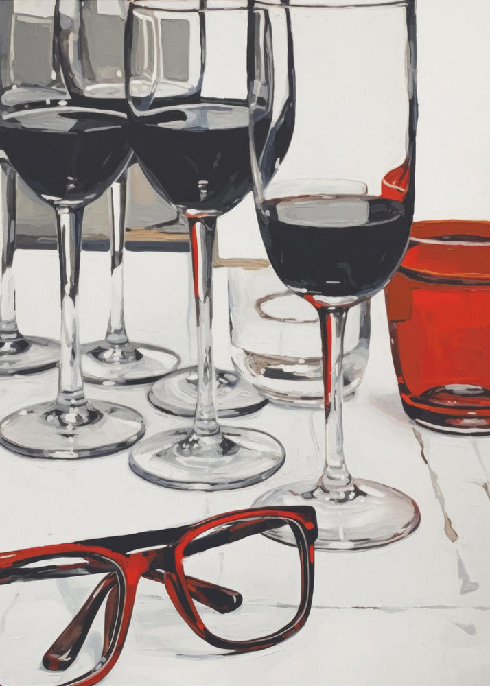 Wine &amp; Reflection | Canvas