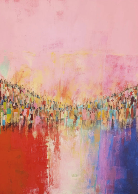 Colorful Gathering | Canvas