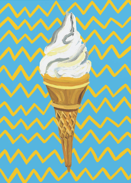 Ice Cream Blue | Poster