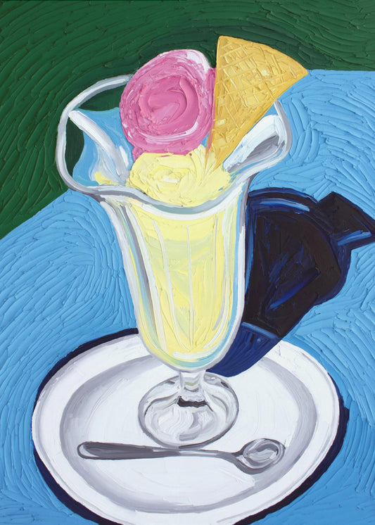 Raspberry and Vanilla Ice Cream | Canvas