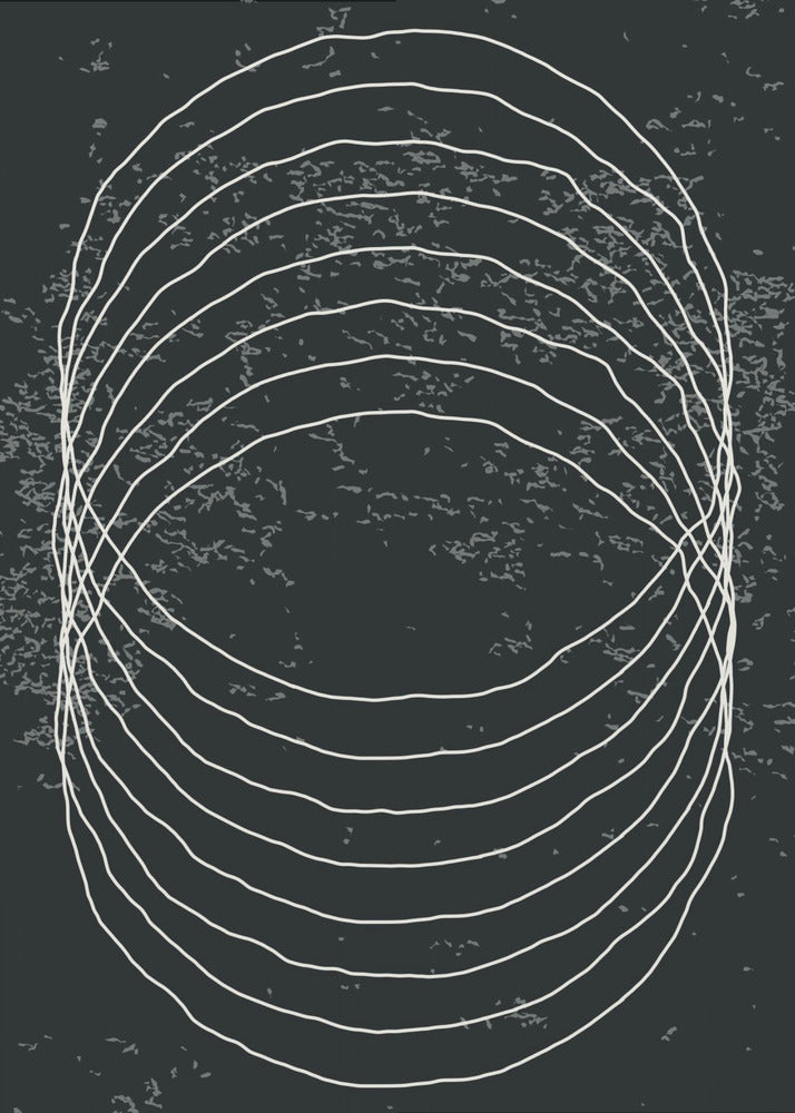 Black and White Circles | Canvas