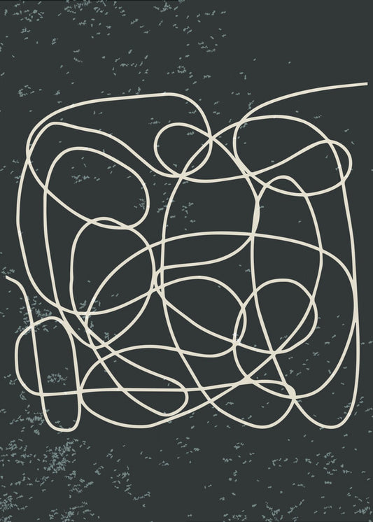 Black and White Lines #1 | Poster