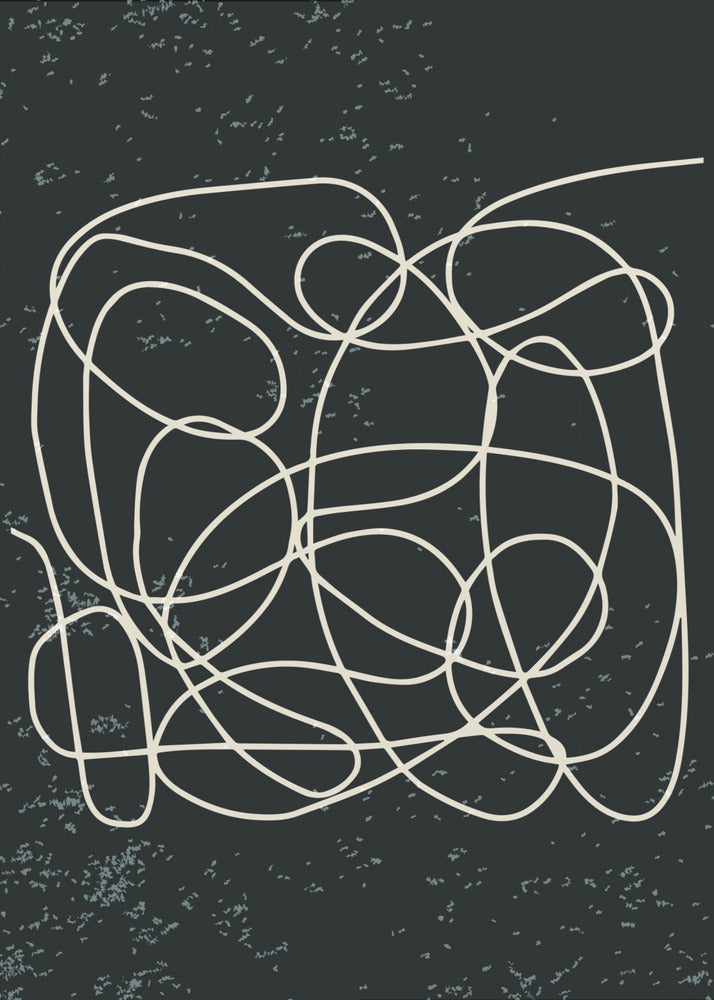 Black and White Lines #1 | Canvas