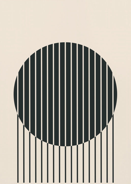 Minimal Circle Vibes #1 | Poster