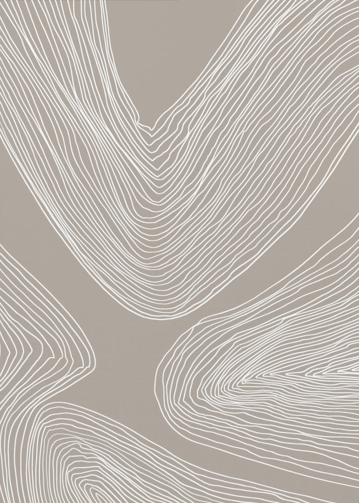 Flowing Contours Line Art | Canvas