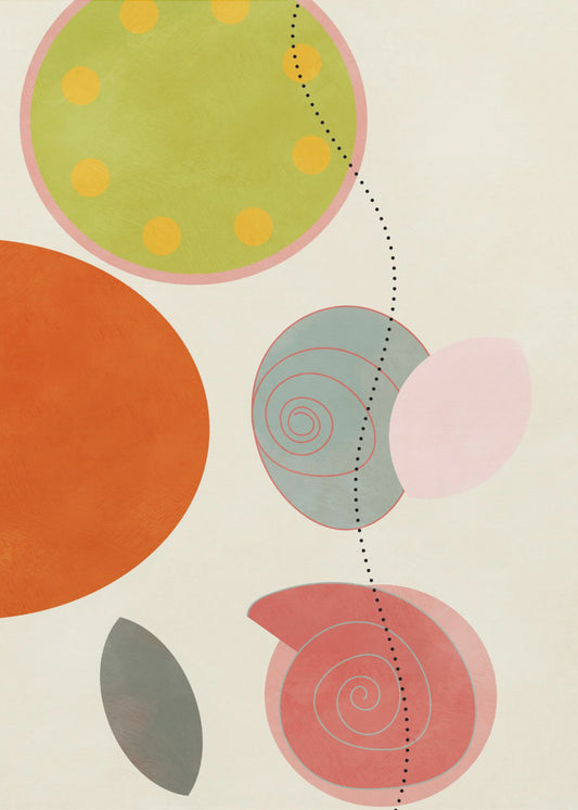 Friendly Colors Hilma 1 | Poster