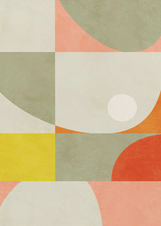 Summer Circles22 1 V | Canvas