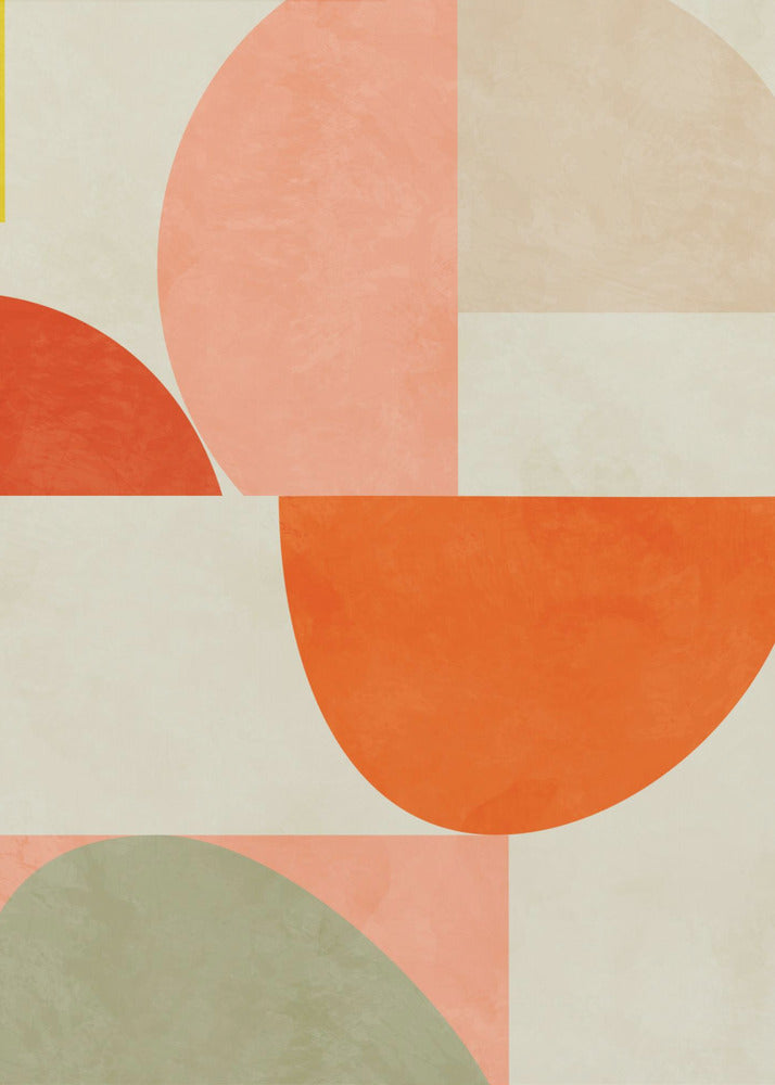 Summer Circles22 2 V | Canvas