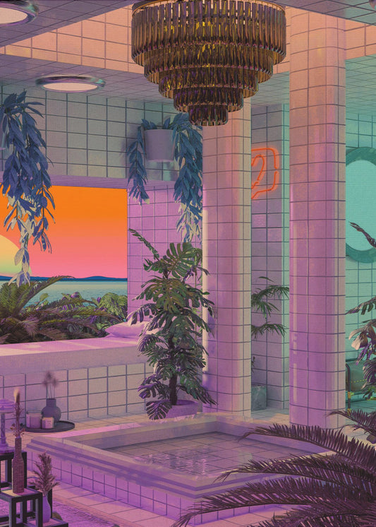 Vaporwave Pool | Poster
