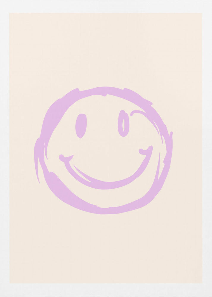 Purple Smiley | Canvas