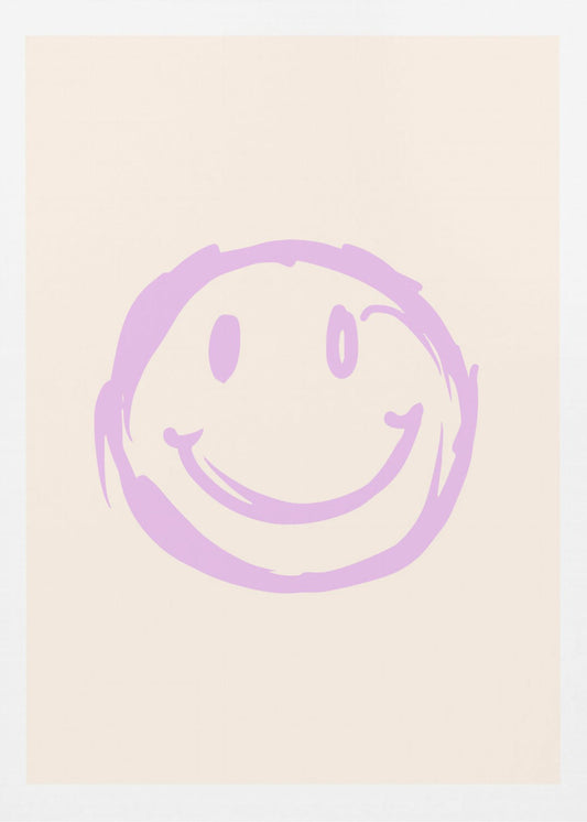 Purple Smiley | Canvas