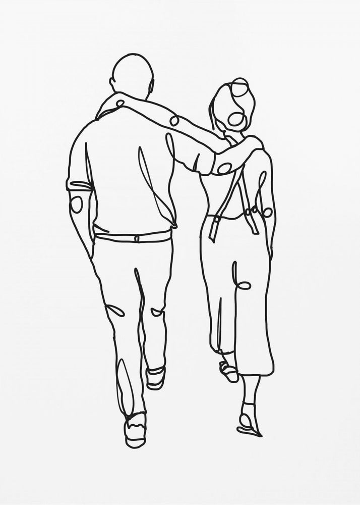 Walking With Friends | Canvas