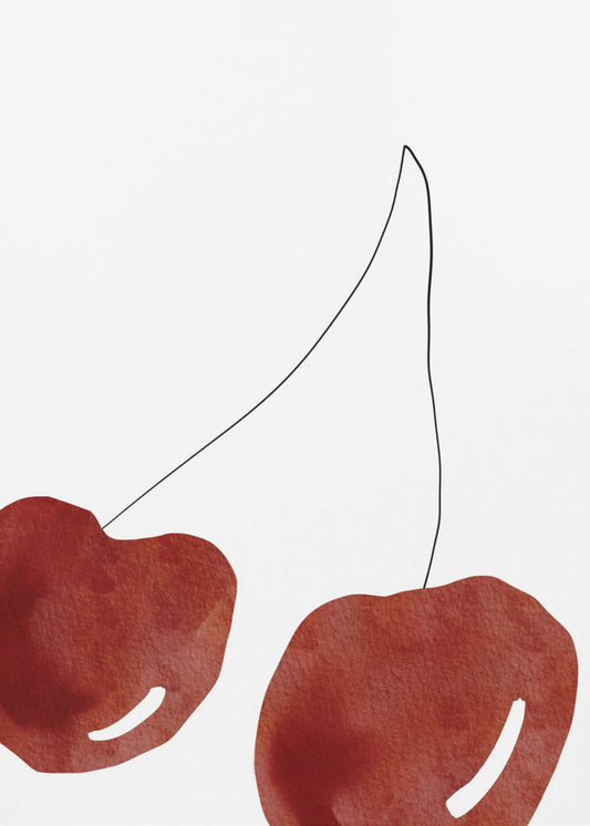 Isolated Cherries | Canvas