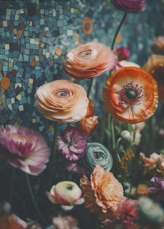 Mosaic Blooming | Canvas