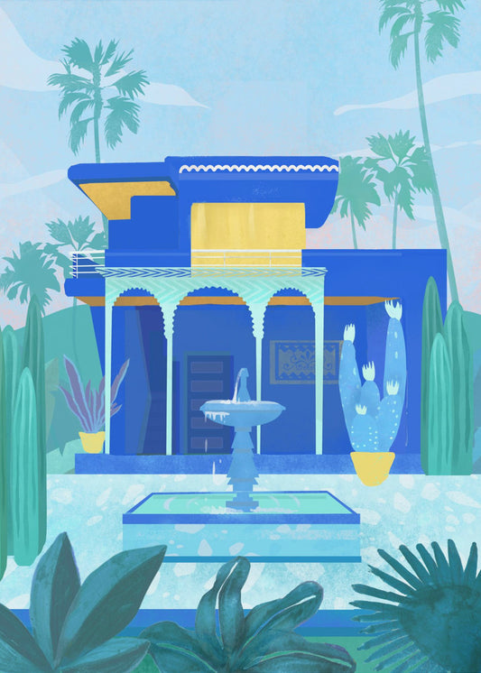 Moroccan Garden | Canvas