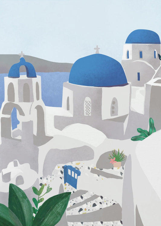 Santorini island | Canvas