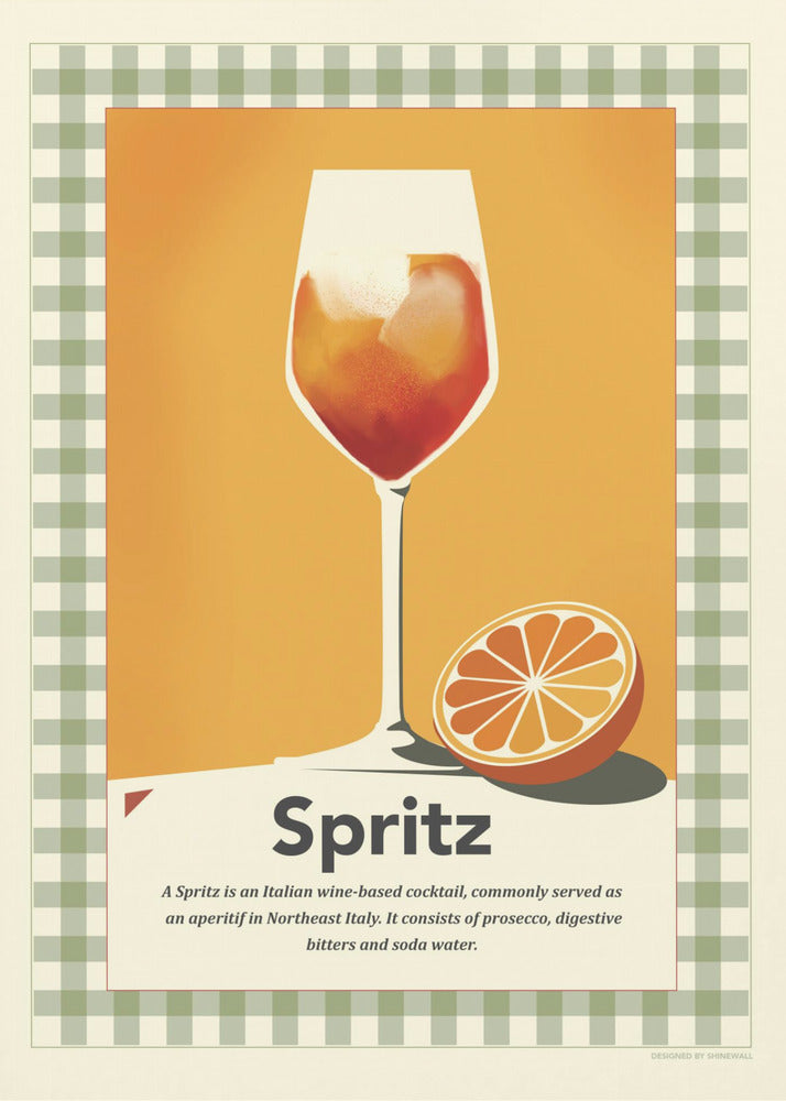 Spritz retro print | Poster